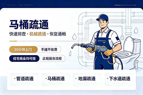 佛山马桶疏通